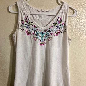 Embroidered Tank